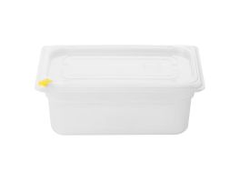 Hygiplas Click PP GN-bak 1/4 met deksel & 7 kleurclips 100 mm 2,5L (4 stuks)
