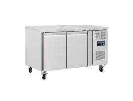 Polar U-serie 2-deurs koelwerkbank 228L