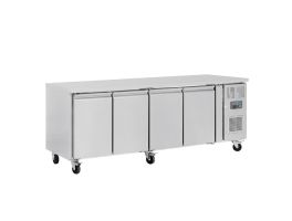 Polar U-serie 4-deurs koelwerkbank 449L