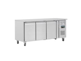 Polar U-serie 3-deurs koelwerkbank 417L