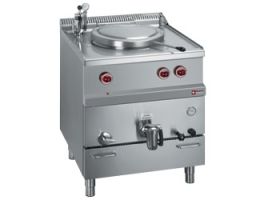 Ronde elektrische kookketel 50 liter, indirecte verwarming