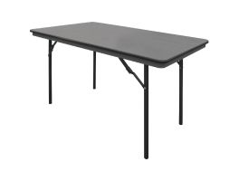 Bolero ABS rechthoekige klaptafel grijs 122cm