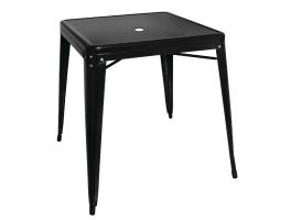 Bolero Bistro tafel vierkant 668mm zwart