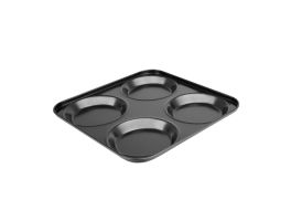Vogue koolstofstaal anti-aanbak yorkshire pudding bakvorm 4 cups
