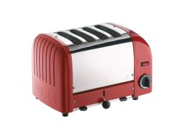 GD394 - Dualit Vario broodrooster 4 sleuven rood 40353