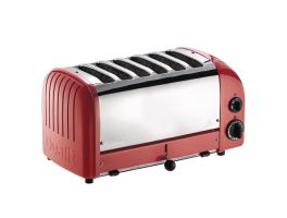 Dualit Vario broodrooster 6 sleuven rood 60154