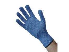 Blauwe snijbestendige handschoen M