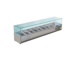 Polar G-serie opzetkoelvitrine 8x GN 1/3