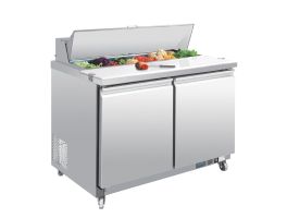 Polar U-serie 2-deurs gekoelde saladette 405L