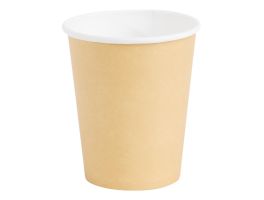 Fiesta Recyclable koffiebekers enkelwandig lichtbruin 23cl (50 stuks)