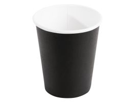 Fiesta Recyclable koffiebekers enkelwandig zwart 23cl (1000 stuks)