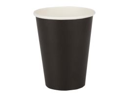 Fiesta Recyclable koffiebekers enkelwandig zwart 34cl (1000 stuks)