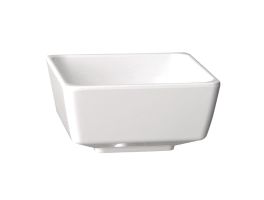 APS Float vierkante melamine kom wit 25x25cm