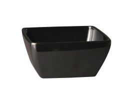 APS Pure vierkante melamine kom zwart 9x9cm