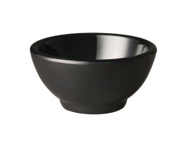 APS Pure ronde melamine kom zwart 13cm