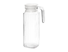 Olympia glazen kannen met deksel 1L (6 stuks)