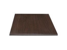 Bolero vierkant tafelblad donkerbruin 70cm