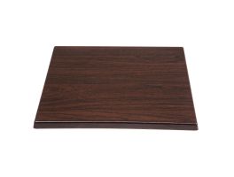 Bolero vierkant tafelblad donkerbruin 60cm