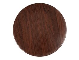 Bolero tafelblad 80cm rond donkerbruin