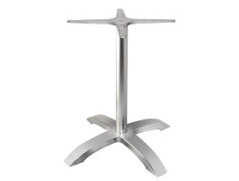 Bolero tafelpoot geborsteld aluminium