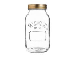Kilner weckpot met schroefdeksel 1L