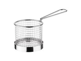 Olympia RVS fritesmand met handgreep 9,5cm