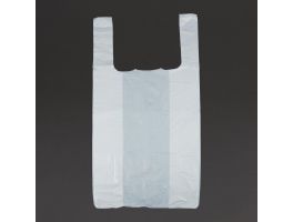 Grote witte plastic zakken (1000 stuks)