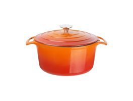 Vogue ronde inductie braadpan oranje 20,5(Ø)cm 3,2L