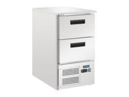 Polar G-serie koelwerkbank met 2x GN 1/1 lades