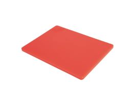 Hygiplas LDPE snijplank rood 30,5x22,9x1,2cm