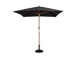 GH990 - Bolero vierkante zwarte parasol 2,5 meter