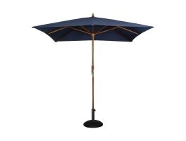 Bolero vierkante donkerblauwe parasol 2,5 meter