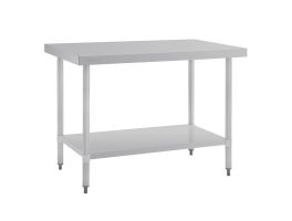 Vogue RVS werktafel zonder achteropstand 90x120x70cm