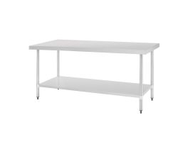 Vogue RVS werktafel zonder achteropstand 90x180x70cm