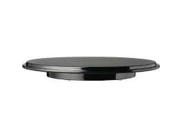 APS Pure ronde melamine taartschotel zwart