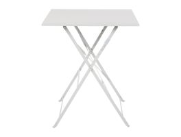 Bolero vierkante opklapbare stalen tafel grijs 60cm