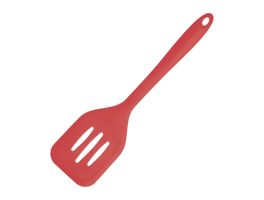 Vogue siliconen flexibele geperforeerde bakspaan rood 31cm