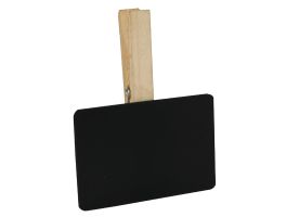 Olympia mini krijtbord met houten knijper (6 stuks)