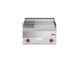 Gastro M 600 elektrische bakplaat 60/60 FTRE 2/3 glad 1/3 geribbeld