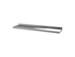 Gastro M RVS wandplank zonder steunen 140x40cm