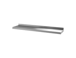 Gastro M RVS wandplank zonder steunen 180x40cm