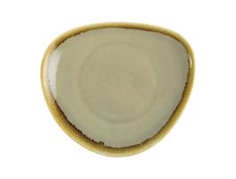 Olympia Kiln driehoekige borden mosgroen 16,5cm (6 stuks)