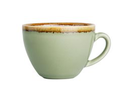 Olympia Kiln cappuccinokopjes mosgroen 23cl (6 stuks)