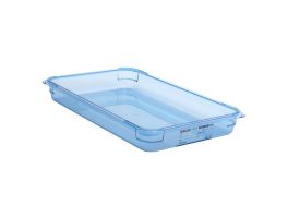 Araven ABS blauwe GN 1/1 voedseldoos 6,5cm diep