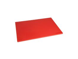 Hygiplas antibacteriële LDPE snijplank rood 450x300x10mm