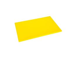 Hygiplas antibacteriële LDPE snijplank geel 450x300x10mm