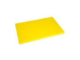Hygiplas LDPE extra dikke snijplank geel 600x450x20mm