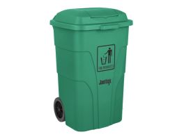 Jantex 120Ltr Container Met Voetpedaal Groen