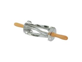 Gobel RVS Croissant Roller Cutter Met Houten Handvat 510x95X95mm