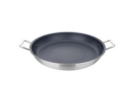 Vogue Aluminium Anti-aanbak Teflon Platinum Plus Paellapan 45cm
